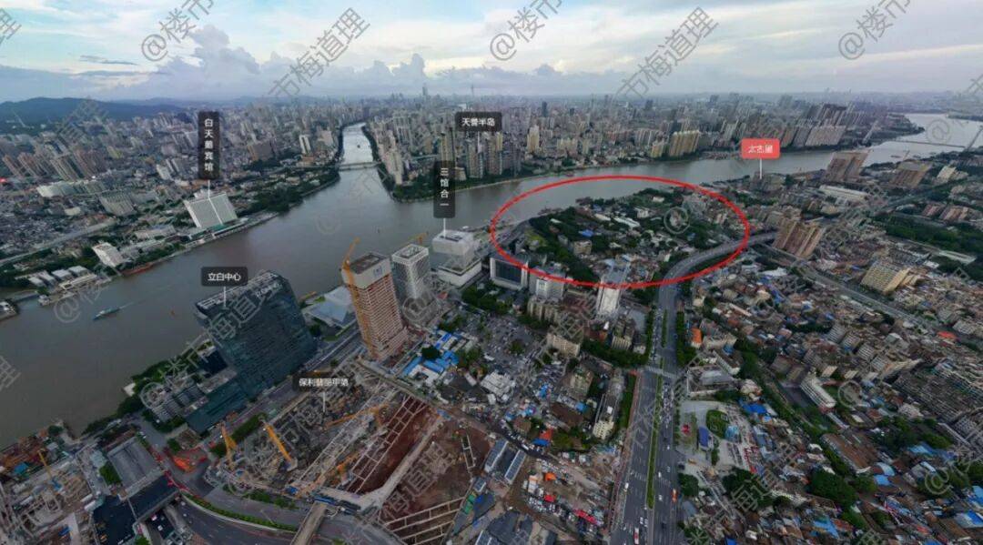 深扒 | 都是一线江景,白鹅潭还有多少10万+豪宅?