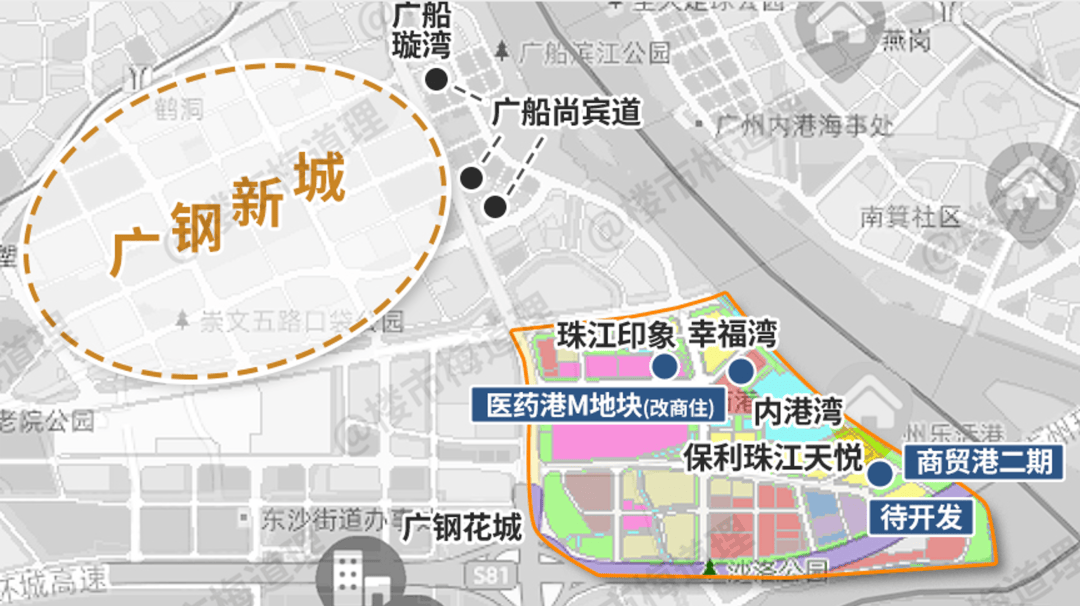 深扒 | 都是一线江景,白鹅潭还有多少10万+豪宅?